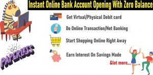 Read more about the article Online Bank Account Opening With Zero Balance In India