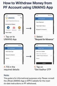 How to Withdraw Money from PF Account Using UMANG App