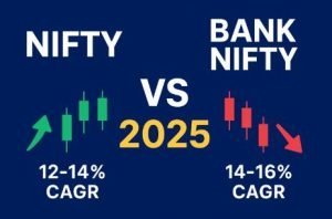 Read more about the article Nifty vs Bank Nifty 2025: Returns, Volatility & Trading Strategies