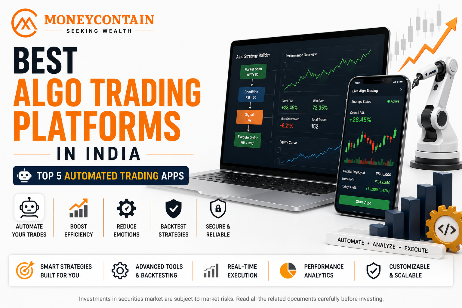Read more about the article Best Algo Trading Platforms in India (2026) | Top 5 Automated Trading Apps
