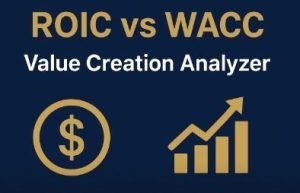 Read more about the article ROIC vs WACC Value Creation Analyzer – Free EVA Calculator Online