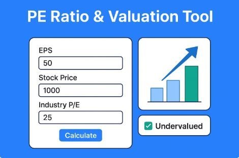 Read more about the article P/E Ratio Calculator – Check if a Stock is Overvalued or Undervalued