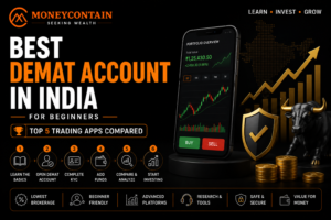 Read more about the article Best Demat Account in India for Beginners (2026) | Top 5 Trading Apps Compared
