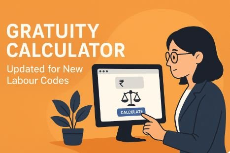 Read more about the article Gratuity Calculator 2025 – Updated Labour Code, Eligibility, Formula, Tax, Online Tool