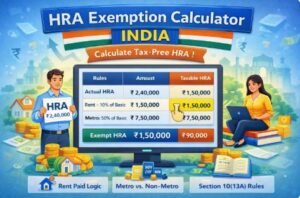 Read more about the article HRA Exemption Calculator India – Calculate Tax-Free HRA Easily