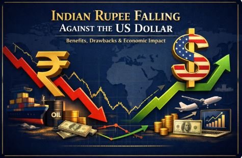 Read more about the article Why Is the Indian Rupee Falling Against the US Dollar? Benefits, Drawbacks & Impact Explained