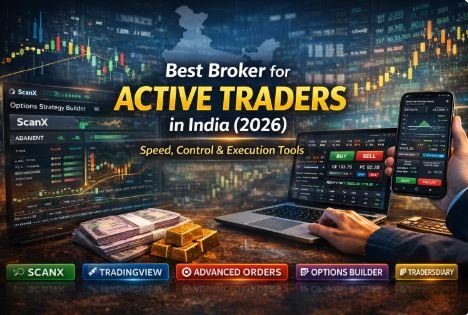 Read more about the article Best Broker for Active Traders in India (2026) – Tools That Actually Improve Trading