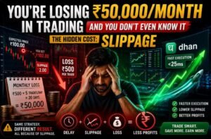 Read more about the article Slippage in Trading Explained: How Traders Lose ₹50,000/Month Without Knowing
