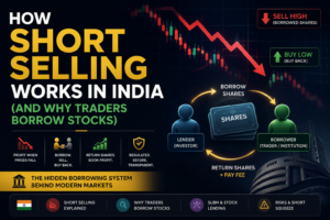 Read more about the article How Short Selling Works in India (And Why Traders Borrow Stocks)